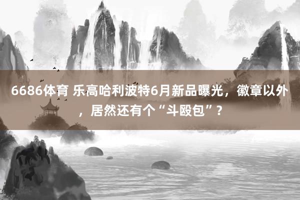 6686体育 乐高哈利波特6月新品曝光，徽章以外，居然还有个“斗殴包”？