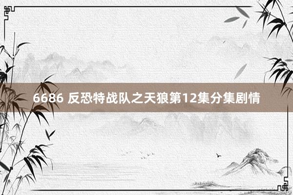 6686 反恐特战队之天狼第12集分集剧情